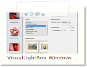 Web Photo Album Windows version - Thumbnails Tab