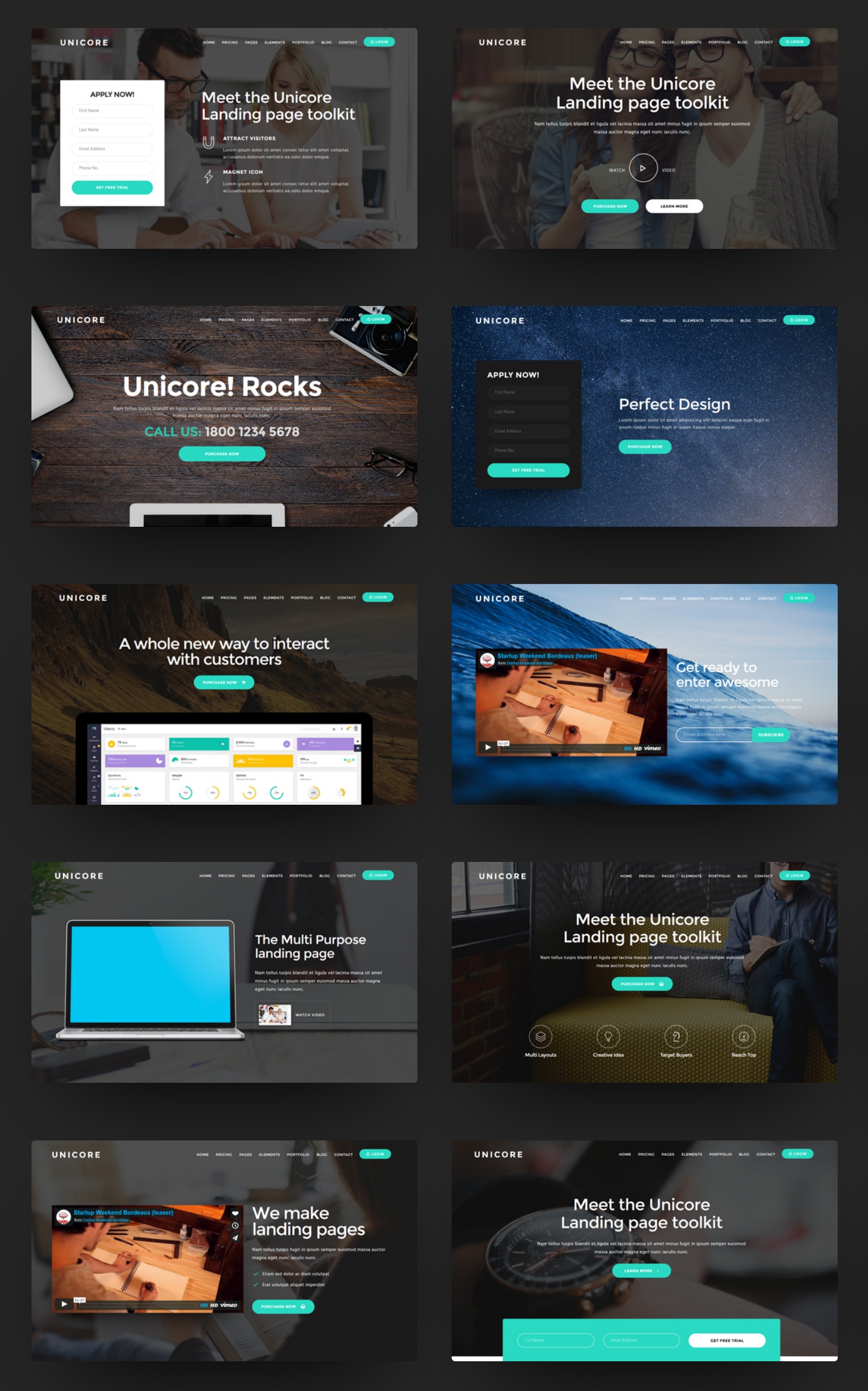Custom Bootstrap Color Theme Template