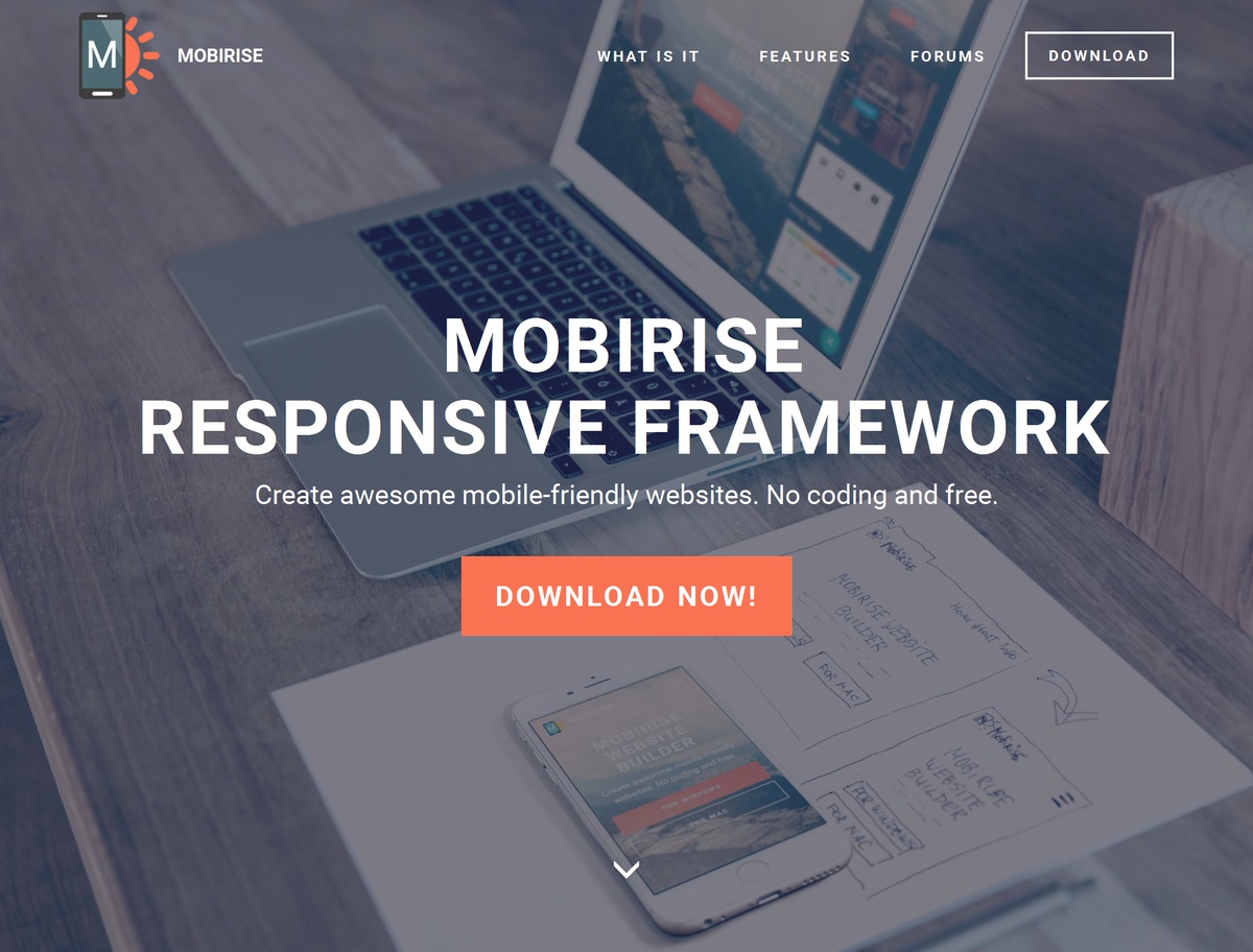 Mobile Responsive Website Template