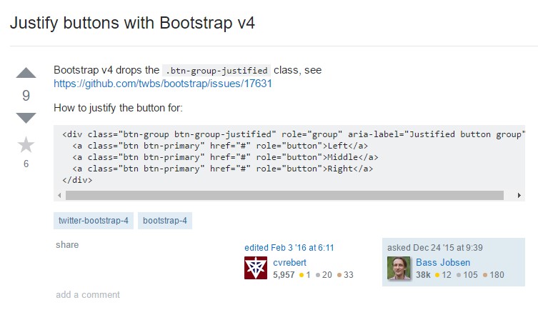  Maintain buttons  through Bootstrap v4