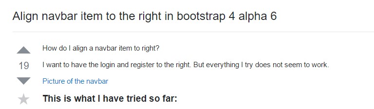  Adjust navbar item to the right in Bootstrap 4 alpha 6
